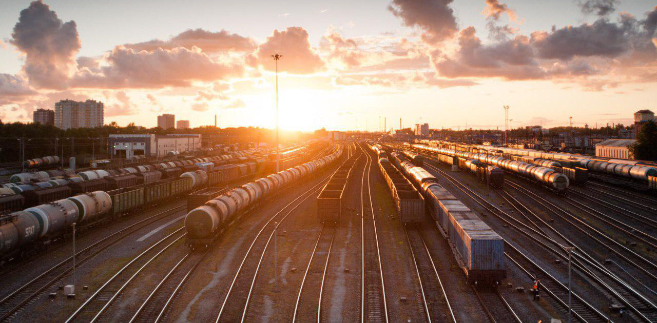 Oil storage tanks background